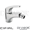 Cifial 32410NP U Podium Mono Bidet Mixer Spare Parts